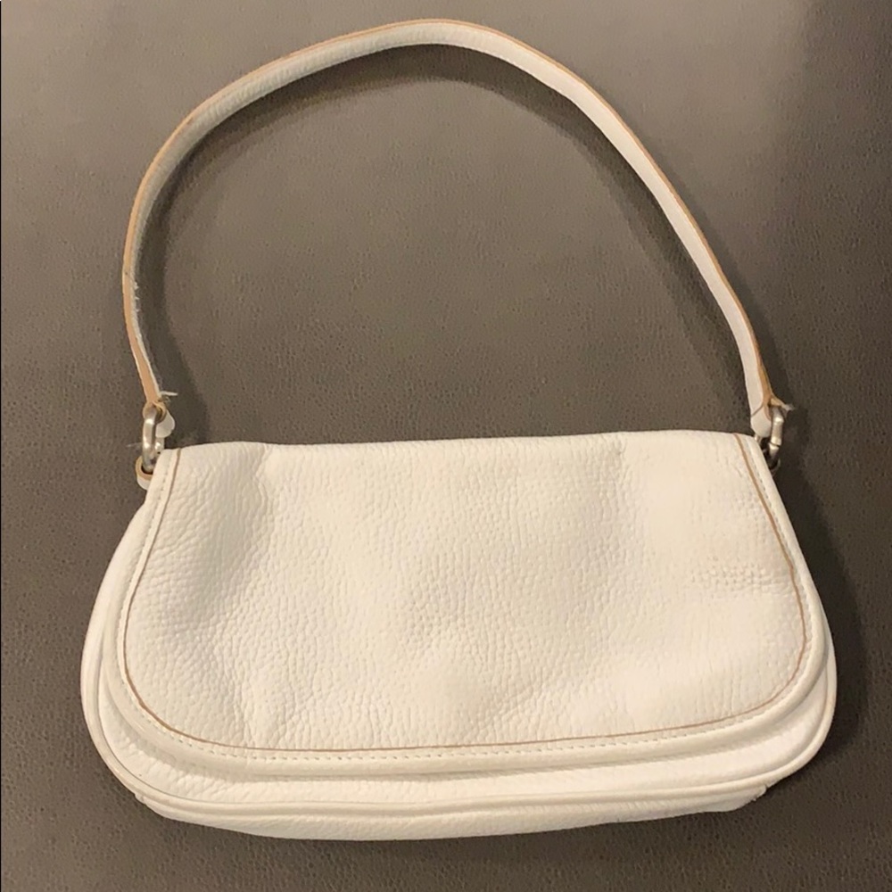 Wilson’s Leather Small White Shoulder Bag